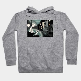 Cubist Urban Cityscape Legend Hoodie